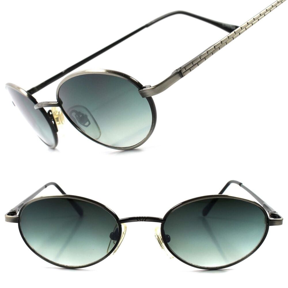 Classic Indie Deadstock 90s Metal Mens Womens True Vintage Round Oval Sunglasses